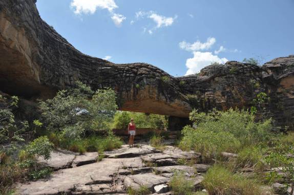 A 'Biblioteca', no Parque Nacional de Sete Cidades - PI